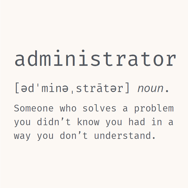 Nerdspruch administrator