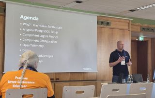 Präsentation von Dirk Aumueller auf der pgconf 2026 in Essen